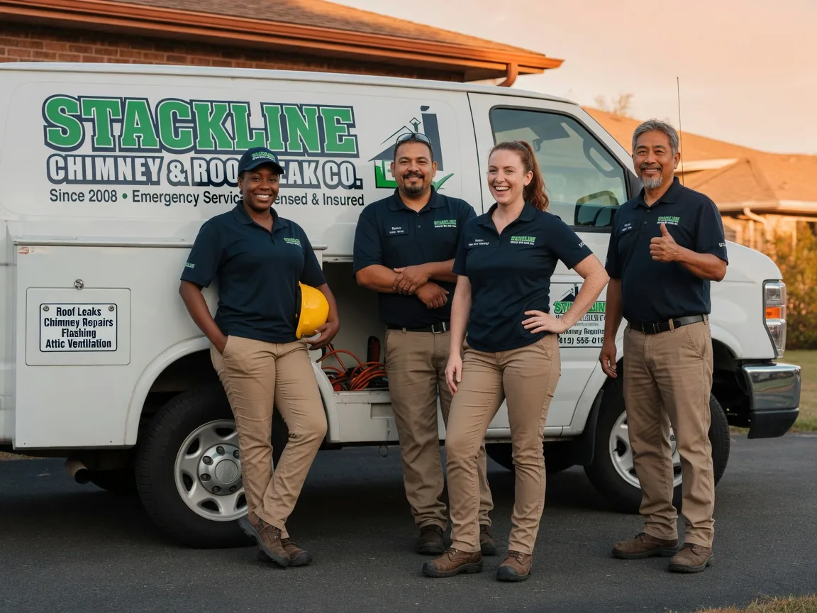 Chimney flashing repair company in Pineville, SC